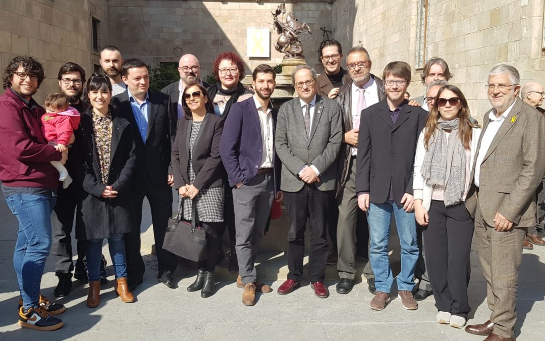 La Federació Catalana de Passions presenta la temporada 2020 al Palau de la Generalitat de Catalunya