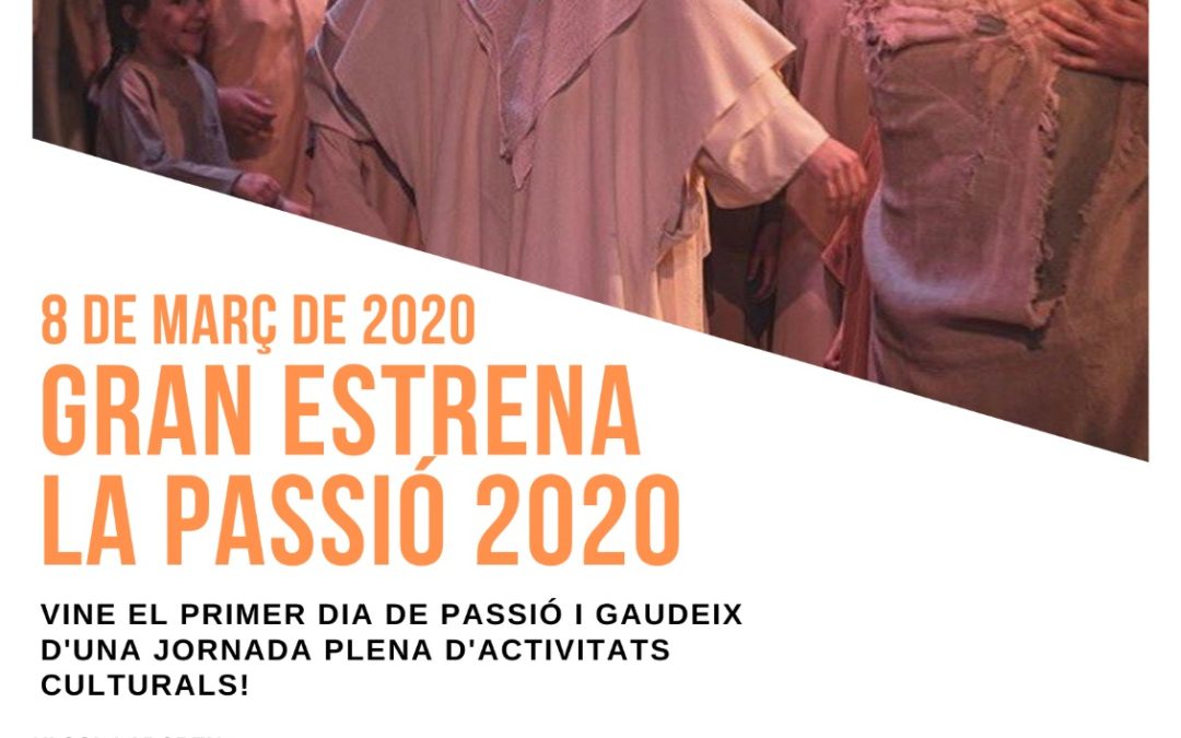 Gran estrena La Passió 2020