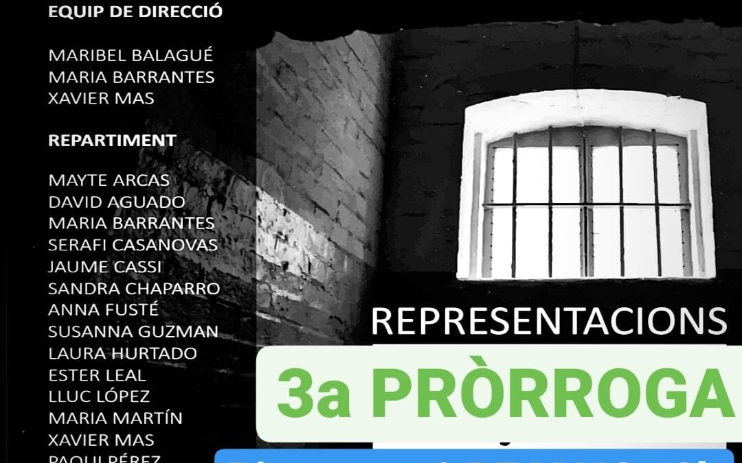9 DE MAIG  “Presas” dirigida per Maribel Balagué
