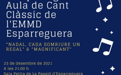 23 de desembre| Concert de la Coral La Passió i l’aula de cant de l’EMMD