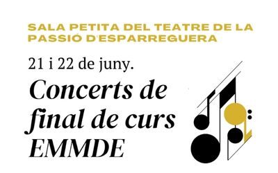 21 i 22 de juny | “Concerts de final de curs de l’EMMDE”